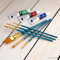 7 PIECE GOLD TAKLON BRUSH SET