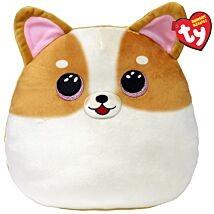 TY Emma Cat Squish a Boo 10 Inches - Squishy Beanies for Kids, Baby Soft Plush Toys