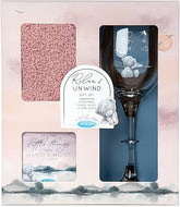 WINE GLASS SOCKS AND TEA LIGHTS SET