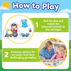 ORCHARD TOYS Colour Match Express colour matching game, educational game, develops colour skills for boys and girls aged 3-6 years