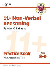 11+ CEM NON-VERBAL REASONING PRACTICE BOOK AND ASSESSMENT TESTS AGE 8-9