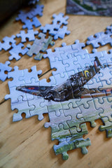 Gibsons Wings Over Windsor 1000 Piece Jigsaw Puzzle Military Warplanes Artwork Sustainable Jigsaw Puzzle for Adults Teens | Premium 100% Recycled Board | Great Gift | Gibsons Games