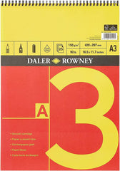 RED & YELLOW SPIRAL A3 150G 25SH