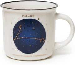 PORCELAIN MUG - COUNT YOUR LUCKY STARS - PISCES