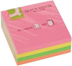 Q-Connect Neon Quick Note Cube
