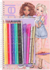 TOPModel Colouring Book With Pen Set