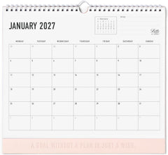 Conscious Wall Calendar Rosewater