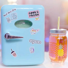 SO CHILL MINI FRIDGE TEAL