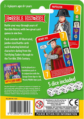 HORRIBLE HISTORIES CARD GAME FROM THE TERRIFYING TUDORS