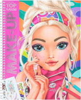 TOPModel Make-Up Colouring Book