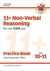 11+ CEM NON-VERBAL REASONING PRACTICE BOOK AND ASSESSMENT TESTS AGE 10-11