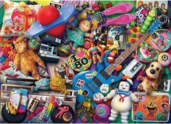 We Love the 80s | 1000 Piece Jigsaw Puzzle | 80s Nostalgia Puzzle | Sustainable Jigsaw Puzzle for Adults | Premium 100% Recycled Board | Great Gift for Adults | Gibsons Games