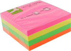 Q-Connect Neon Quick Note Cube