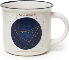 PORCELAIN MUG - COUNT YOUR LUCKY STARS - CAPRICORN