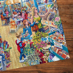 Gibsons Crafters Paradise 1000 Piece Jigsaw Puzzle for Adults Beautiful Colourful Art Craft Hobby Shop Sustainable Premium