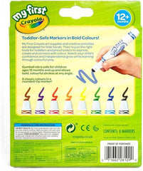 8 MY FIRST CRAYOLA FIRST MARKERS