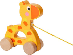 Wooden Pull Along Giraffe