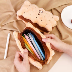 PLUSH COOKIE ZIP POUCH
