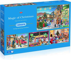 Gibsons Jigsaw Puzzle - Magic of Christmas - 4 X 500 Pieces