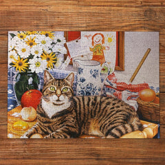 Gibsons A Cracking Bake 500 piece jigsaw puzzle Cat jigsaw