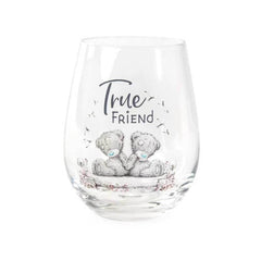 Friend stemless glass and sock set