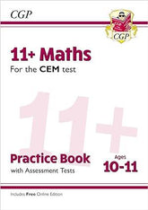 11+ CEM MATHS PRACTICE BOOK AND ASSESSMENT TESTS AGE 10-11