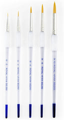 SOFT GRIP BRUSH SET ROUND