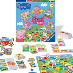 Peppa Pig 6 in 1 Games Box