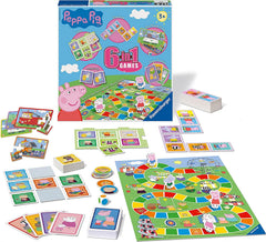 Peppa Pig 6 in 1 Games Box