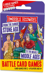 HORRIBLE HISTORIES CARD GAME FROM THEVSAVAGE STONE AGE