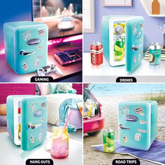 SO CHILL MINI FRIDGE TEAL