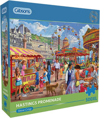 Gibsons Hastings Promenade 500XL piece jigsaw puzzle with Extra Large pieces