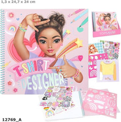 TOP MODEL T-SHIRT DESIGNER COLOURING BOOK