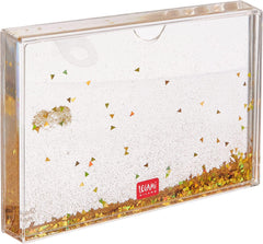 GLITTER PHOTO FRAME - GOLD - GOOD VIBES