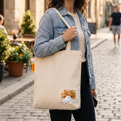 CAT TOTE PEEKY