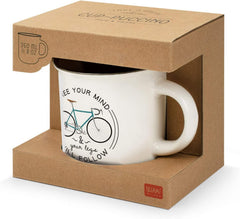 NEW BONE CHINA PORCELAIN MUG - CUPPUCCINO - BIKE LOVER