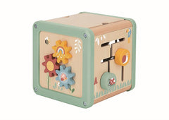 Wooden Play Cube, Puzzles, Shapes and Colours for 18 Months+