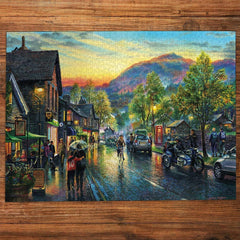 Gibsons 1000 Piece Puzzle for Adults Grasmere by Twilight Jigsaw Lake District Countryside Scene