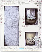 MOON AND BACK SLIPPER, CANDLE AND WINE GLASS