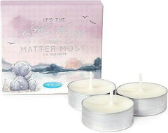 WINE GLASS SOCKS AND TEA LIGHTS SET