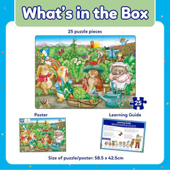 Peter Rabbit™ In Mr. McGregor’s Garden Jigsaw Puzzle By Orchard Toys Official Beatrix Potter Puzzle for children age 3+ Birthday Gift