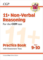 11+ CEM NON-VERBAL REASONING PRACTICE BOOK AND ASSESSMENT TESTS AGE 9-10
