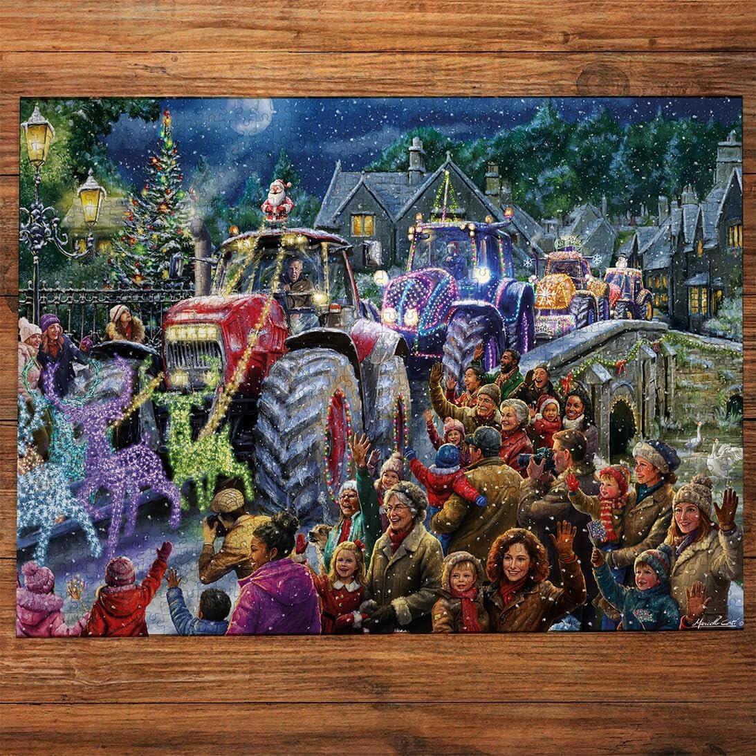 Gibsons Farmer Christmas 500XL Jigsaw Puzzle