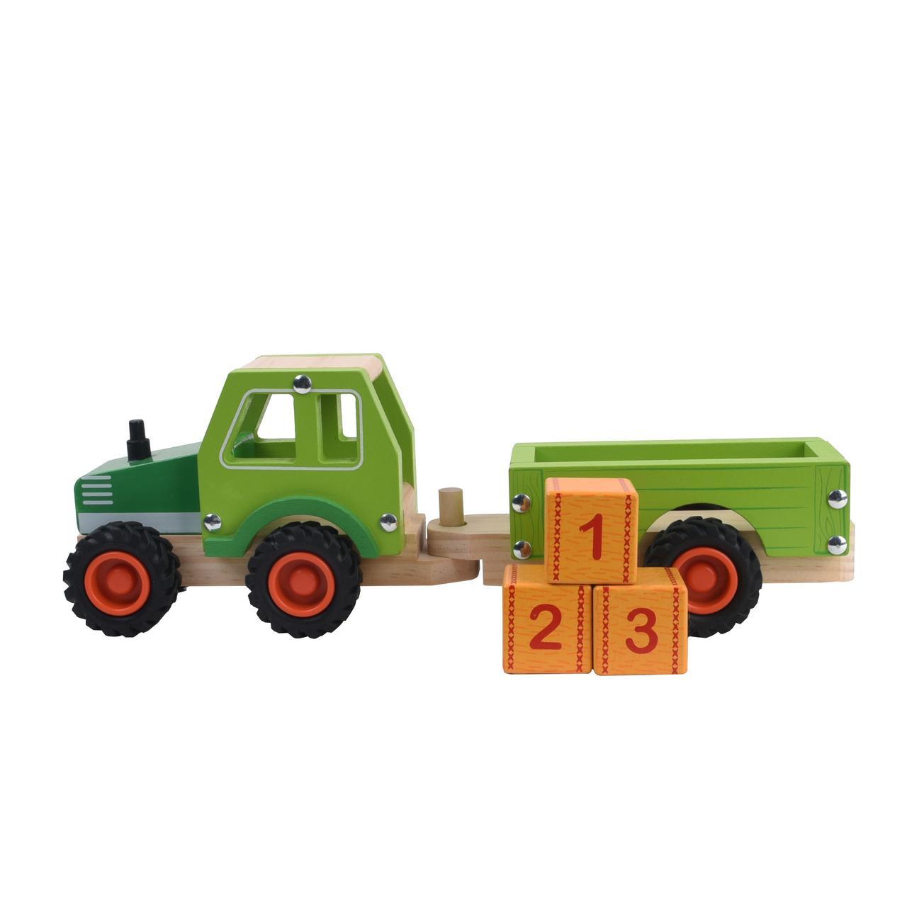 Tractor and Trailer (with bales)