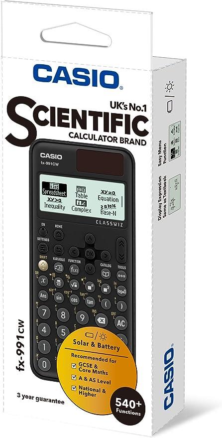 CASIO FX-991CW ADVANCED SCIENTIFIC CALCULATOR- BLACK