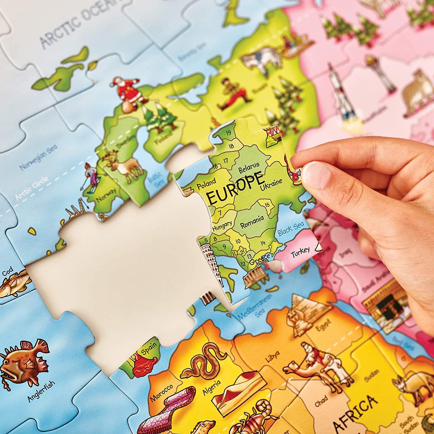 Orchard - World Map Jigsaw Puzzle And Poster - 150 Pieces