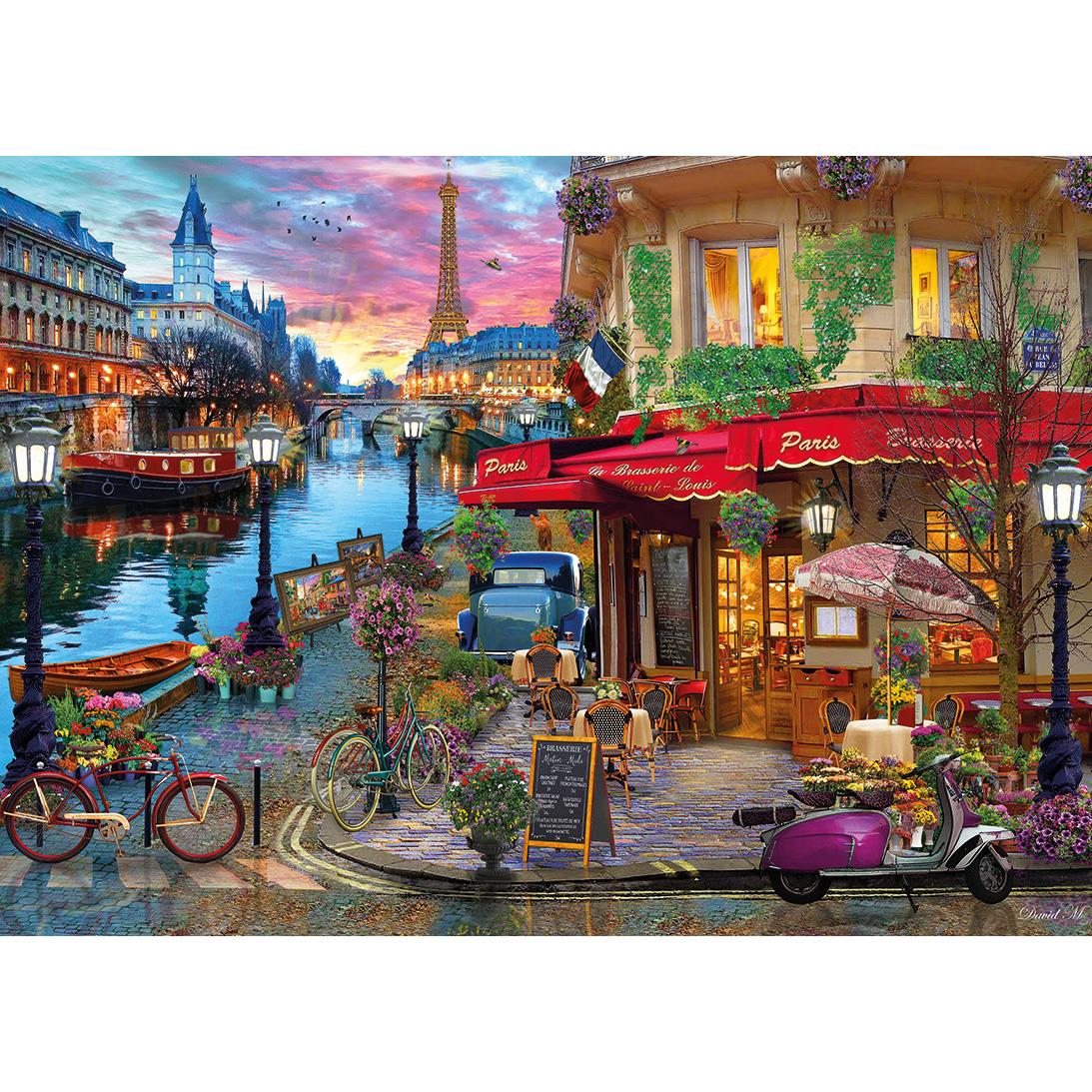 SUNSET ON THE SEINE (500XL)