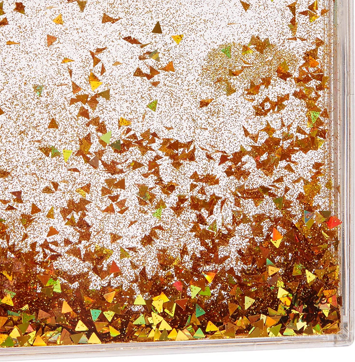 GLITTER PHOTO FRAME - GOLD - GOOD VIBES