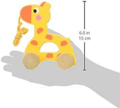 Wooden Pull Along Giraffe