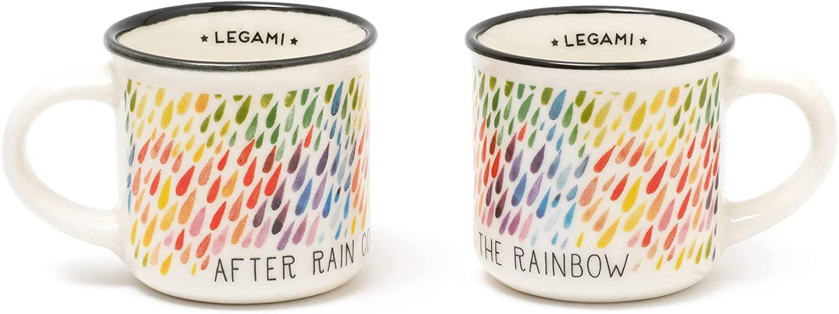 2 COFFEE MUGS - ESPRESSO FOR TWO - AFTER RAIN